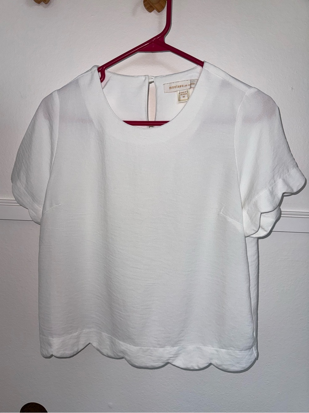 Monteau Scallop Blouse